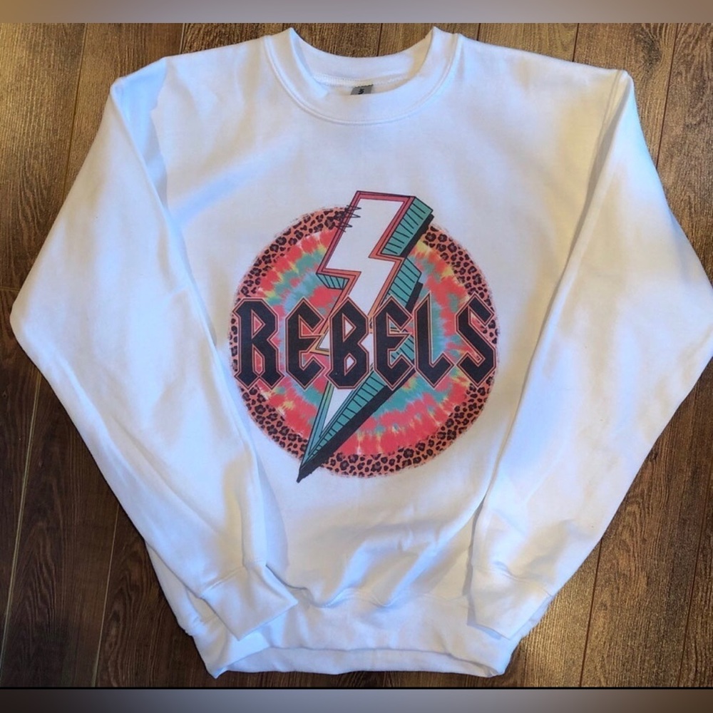 Youth Large “Rebels” TieDye Sweatshirt